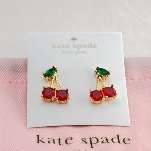 Kate Spade Cherie Cherry Drop Earrings (with Dust Bag) Brand New